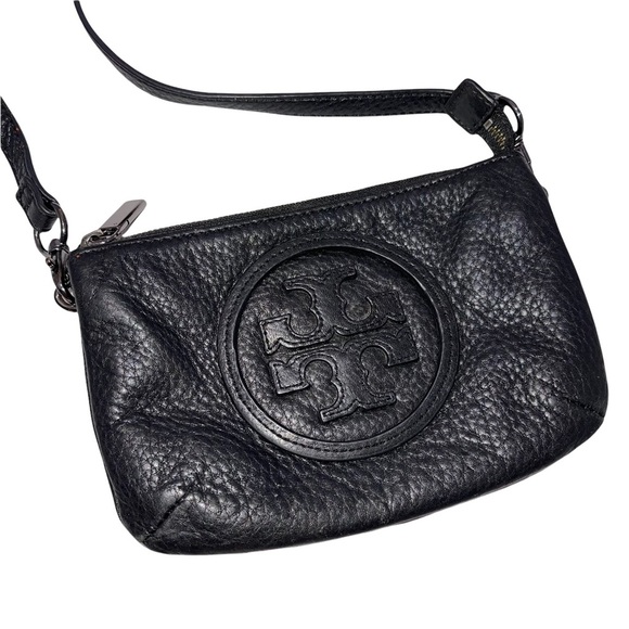 Tory Burch Handbags - Tory Burch Mini Black Leather Crossbody